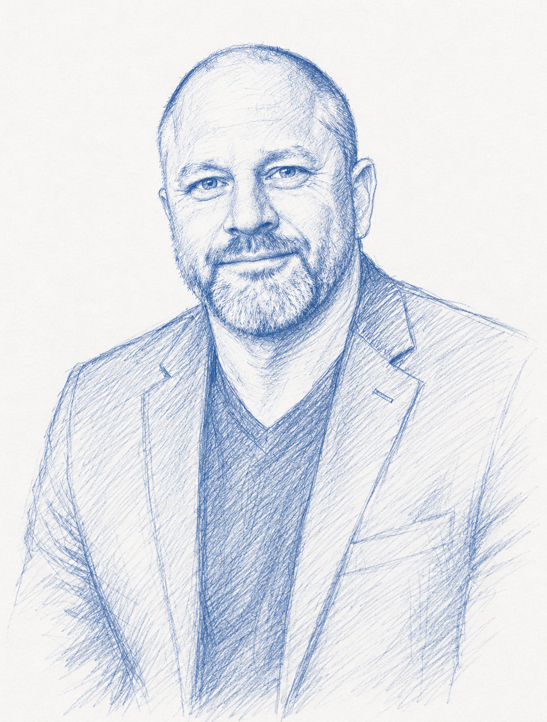 Nathan Sherman — illustrated portrait